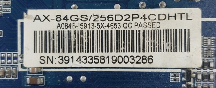 کارت گرافیک 256 مگابایت انویدیا مدل 8400 سوکت DDR2