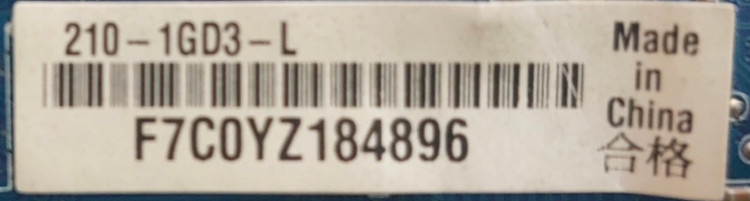 کارت گرافیک ایسوس ۱ گیگ مدل G210 رابط ddr3