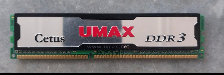 رم دسکتاپ ۲ گیگ ddr3 باس ۱۳۳۳ برند umax اورجینال استوک