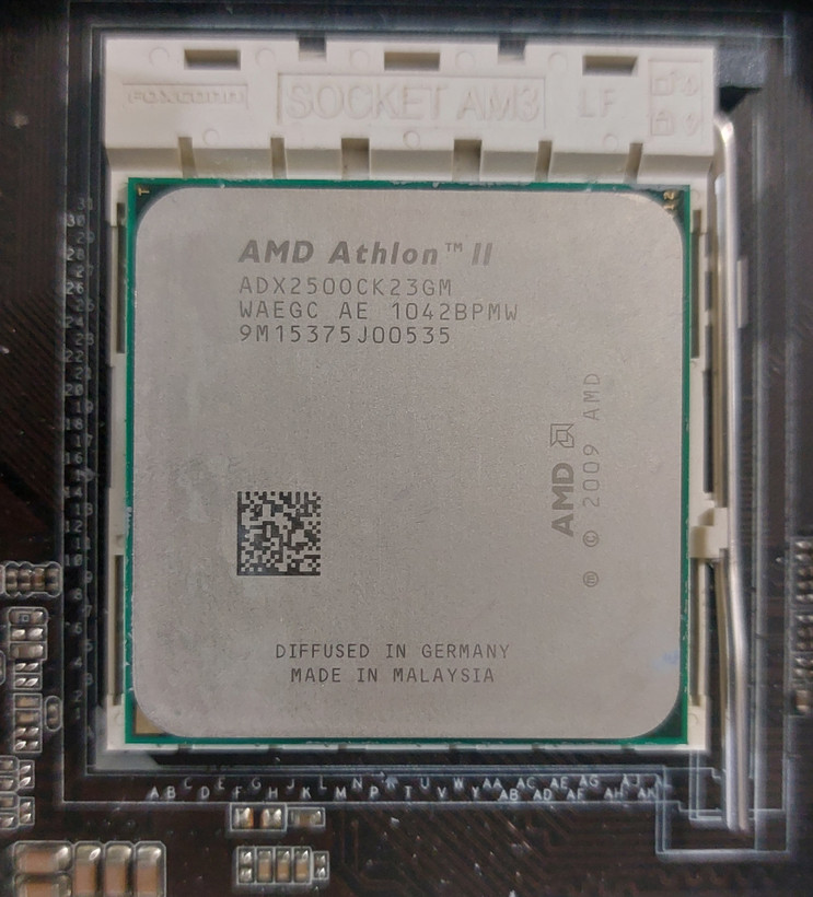 مادربرد ddr3 ایسوس مدل M4N68T-M به همراه فن و CPU AMD ATHLON II 250 و ۸ گیگ رم باس ۱۶۰۰ استوک کاملا سالم