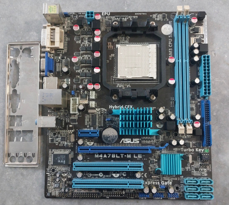 مادربرد ddr3 ایسوس مدل M4A78LT-MLE استوک کاملا سالم