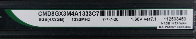 رم 2 گیگ DDR3 دسکتاپ فرکانس 1333 برند دومیناتور کورسیر هتسینک دار اورجینال استوک