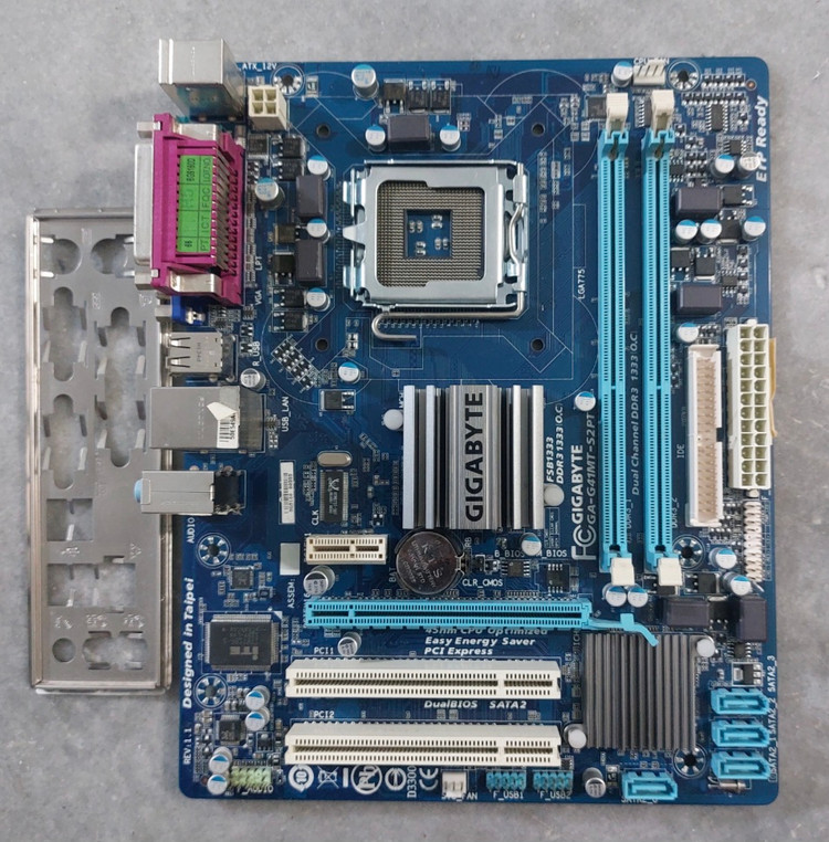 مادربرد ddr3 گیگبایت مدل G41M-S2PT استوک کاملا سالم
