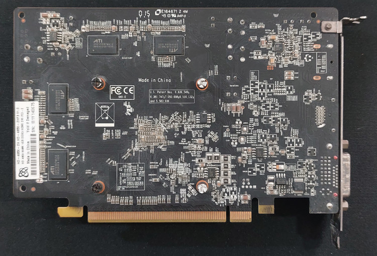 کارت گرافیک ۱ گیگ ddr3 مدل 4650 برند xfx استوک کاملا سالم
