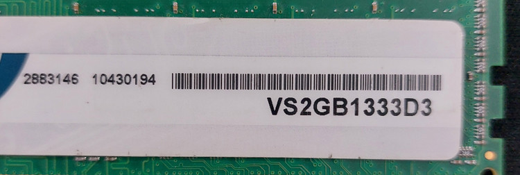 رم 2 گیگ DDR3 دسکتاپ فرکانس 1333 برند کورسیر اورجینال استوک