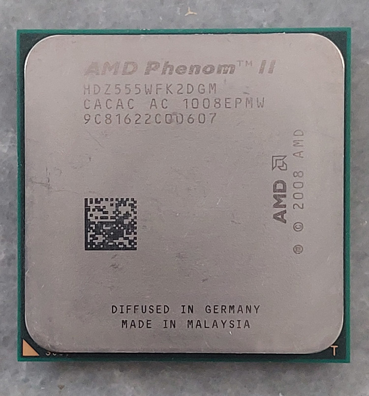 سی پی یو AMD مدل PHENOM II HDZ555 سوکت AM3 استوک