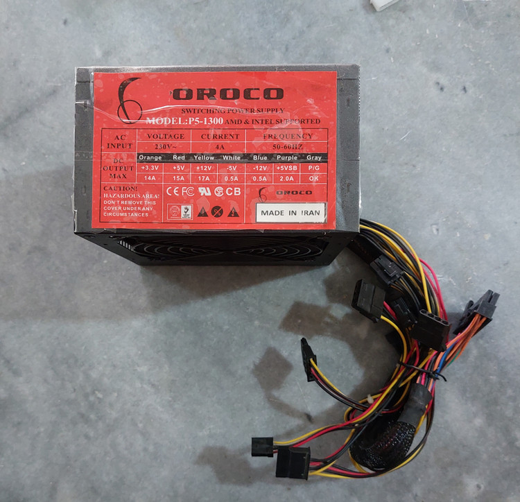 پاور اوروکو 230 وات مدل p5-1300 کاملا سالم استوک