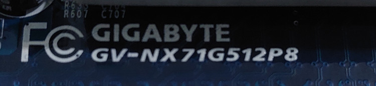 کارت گرافیک ۱۲۸ مگابايت ۷۱۰۰ gs گیگابایت ddr2