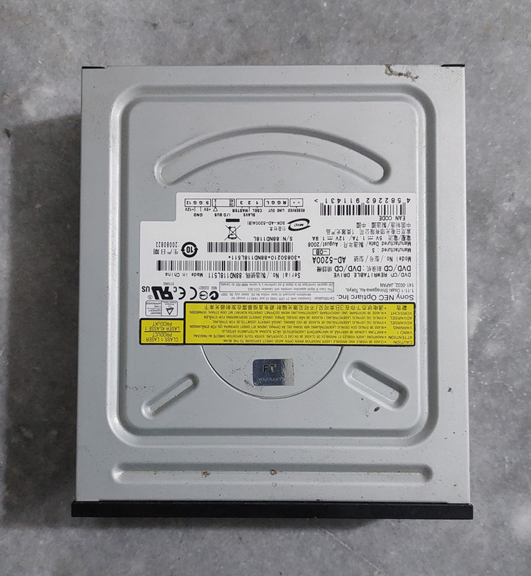DVD رایتر سونی ide استوک و کاملا سالم