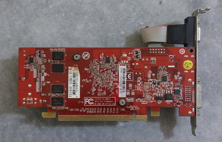 کارت گرافیک ۱ گیگ ddr3 سری ۵۴۵۰ برند پاورکالر